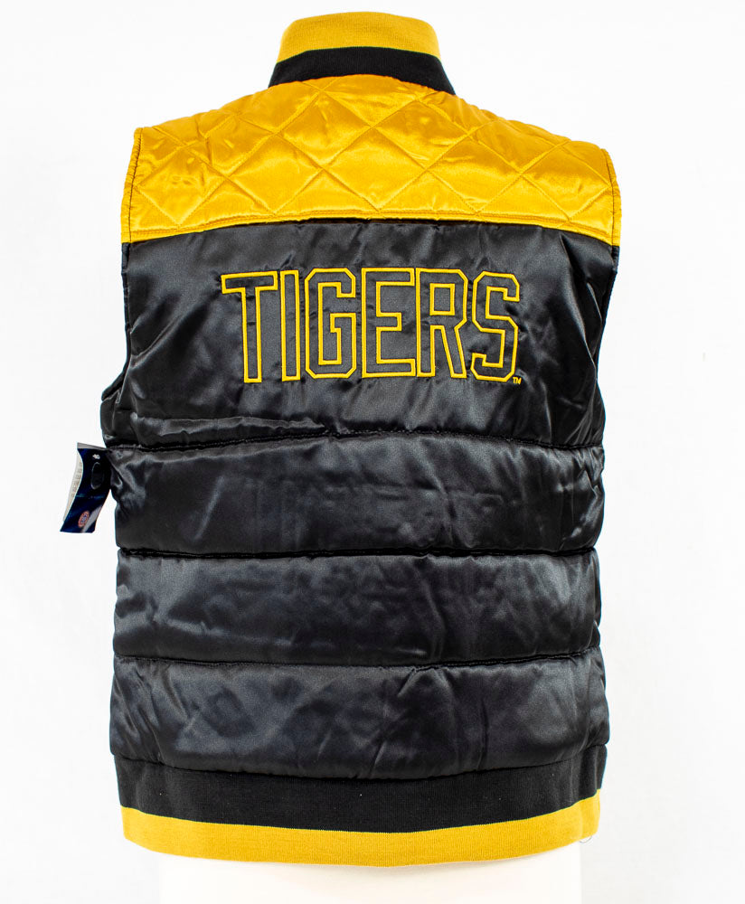 NCAA Missouri Tigers Women's Polar Puffer Vest Officially Licensed New - jacks-good-deals