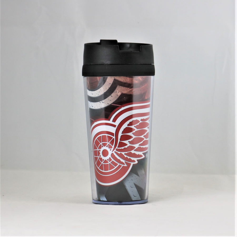 Detriot Red Wings NHL Licensed Acrylic 16oz Tumbler Coffee Mug w/wrap Insert