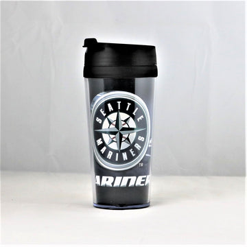 Seattle Mariners MLB Licensed 16oz Acrylic Tumbler Coffee Mug w/wrap Insert