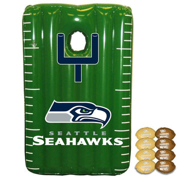 Seattle Seahawks NFL Licensed Inflatable Bean Bag Toss Game - jacks-good-deals