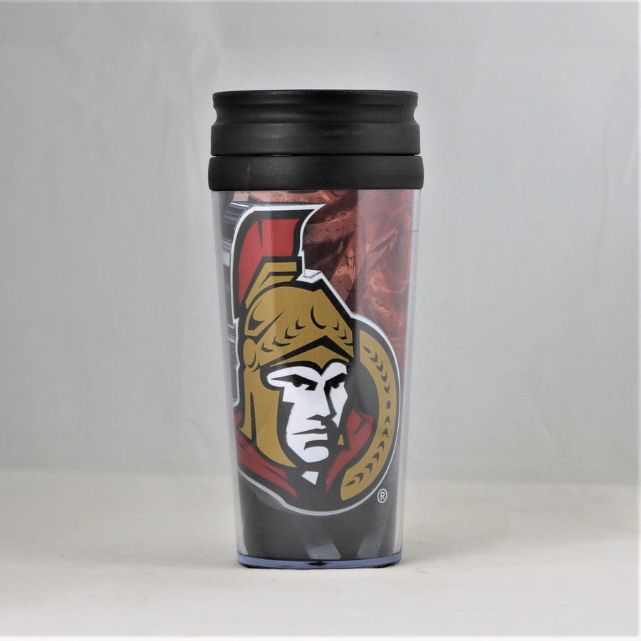 Ottawa Senators NHL Licensed 16oz Acrylic 16oz Tumbler Coffee Mug w/wrap Insert