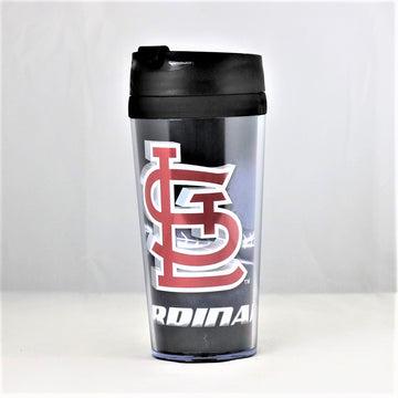St, Louis Cardinals MLB Licensed 16oz Acrylic Tumbler Coffee Mug w/wrap Insert