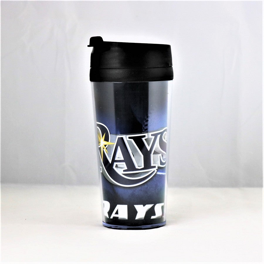 Tampa Bay Rays MLB Licensed 16oz Acrylic Tumbler Coffee Mug w/wrap Insert