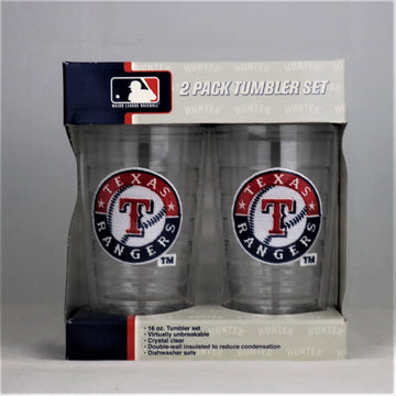 Texas Rangers MLB Officially Licensed Hunter 2pk 16oz Tumbler