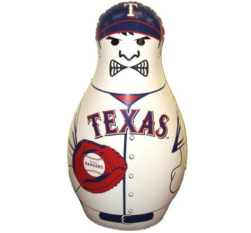 Texas Rangers Baseball MLB Inflatable Bop Buddy Punching Bag - jacks-good-deals