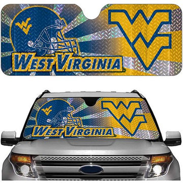 West Virginia Mountaineers NCAA Licensed Universal Car/Truck Sunshade - jacks-good-deals
