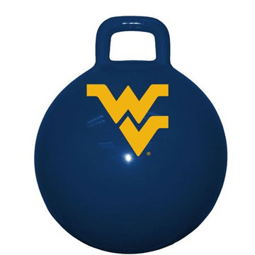 West Virginia Mountaineers NCAA Licensed Child Space Hopper Ball Kangaroo Bouncer - jacks-good-deals