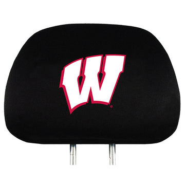 Wisconsin Badgers NCAA Officially Licensed Headrest Covers - jacks-good-deals