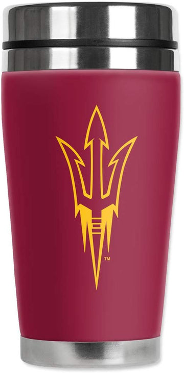 Arizona State Sun Devils Mugzie NCAA Stainless Steel 16oz Travel Tumbler Coffee Mug Cup