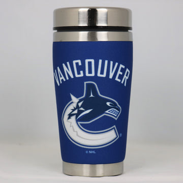 Vancouver Canucks Mugzie NHL 16oz Travel Tumbler Coffee Mug Cup