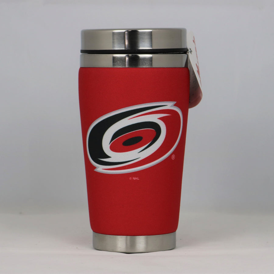 Carolina Hurricanes Mugzie NHL 16oz Travel Tumbler Coffee Mug Cup