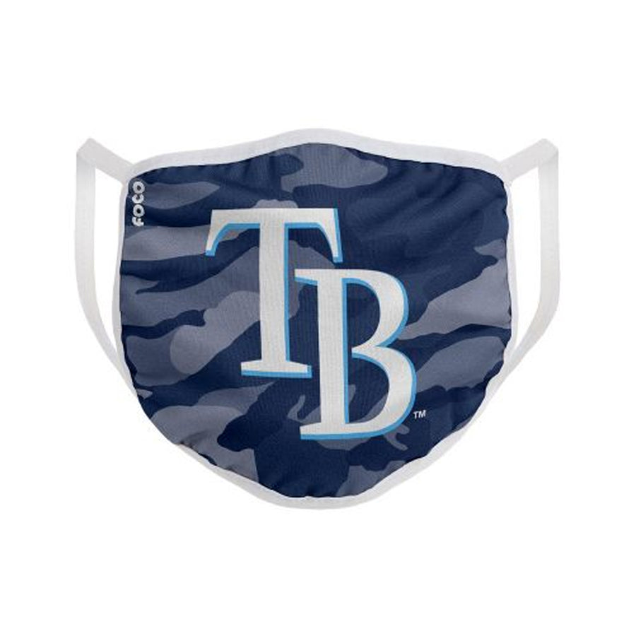 MLB Tampa Bay Rays ADULT SIZE Gameday Adjustable Face Mask Two 2pks (4 masks)