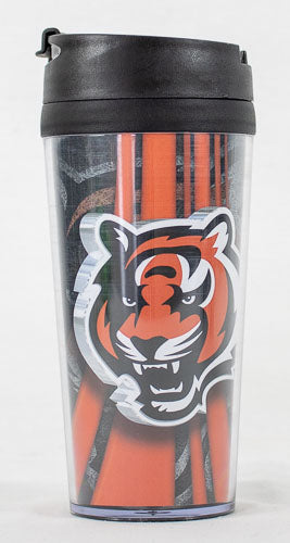 Cincinnati Bengals NFL Licensed Acrylic 16oz Tumbler Coffee Mug w/wrap Insert