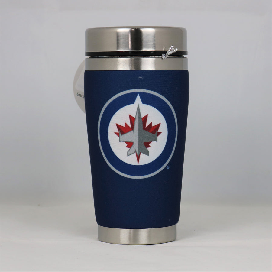 Winnipeg Jets Mugzie NHL 16oz Travel Tumbler Coffee Mug Cup