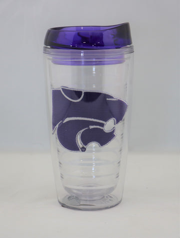 Kansas State Wildcats NCAA Officially Licensed 16oz Tumbler w/Lid - jacks-good-deals