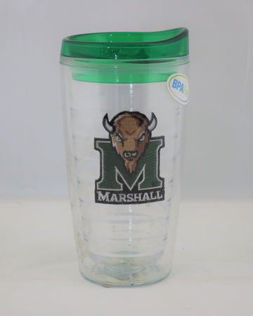 Marshall Thundering Herd NCAA Officially Licensed 16oz Tumbler w/Lid - jacks-good-deals