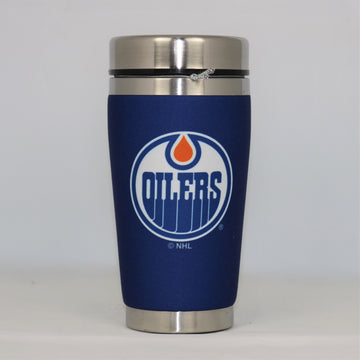 Edmonton Oilers Mugzie NHL 16oz Travel Tumbler Coffee Mug Cup
