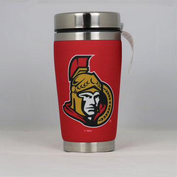 Ottawa Senators Mugzie NHL 16oz Travel Tumbler Coffee Mug Cup