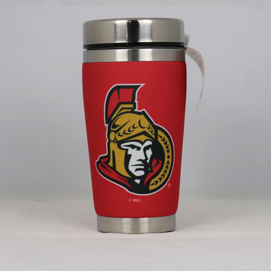 Ottawa Senators Mugzie NHL 16oz Travel Tumbler Coffee Mug Cup