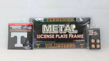 Tennessee Volunteers NCAA Official 3pc License Plate Automotive Fan Kit - jacks-good-deals
